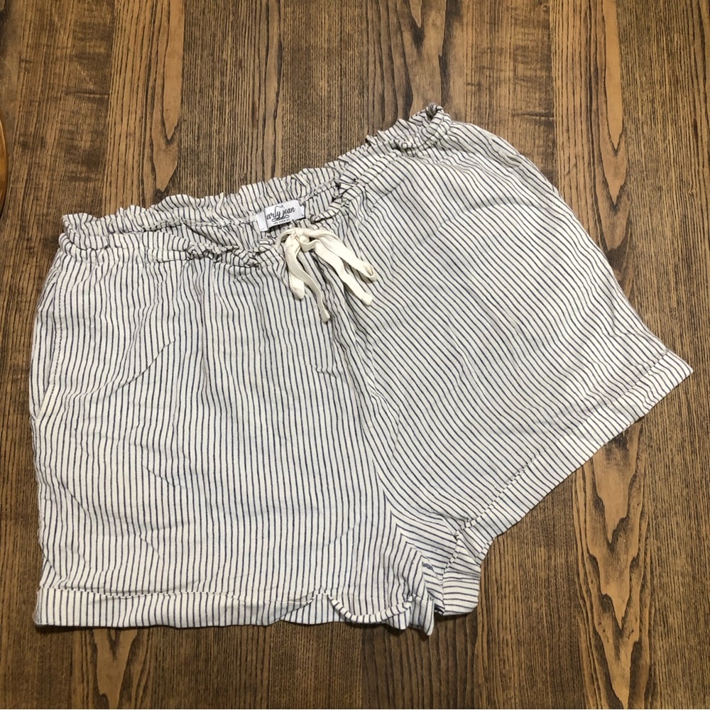 CJLA Striped Shorts 3 inch inseam